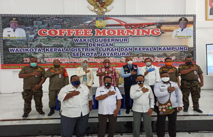 Tekan Penularan Covid, Pemprov Papua Samakan Persepsi dengan Pemkot Jayapura 